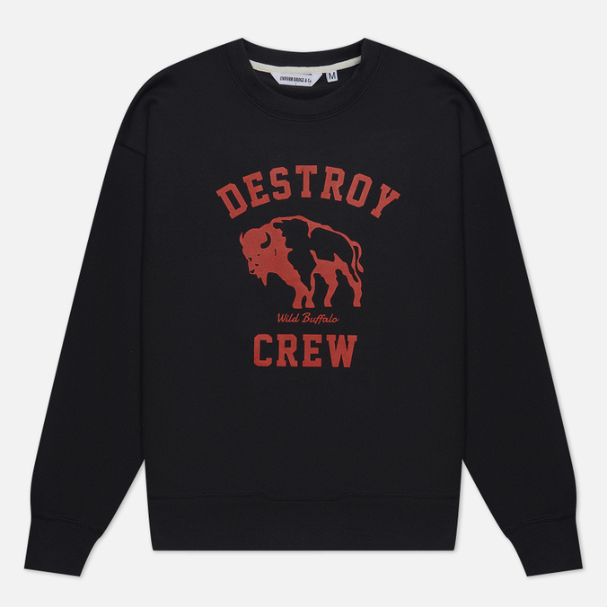 

Мужская толстовка Uniform Bridge Destroy Buffalo Crew Neck серый, Размер M, Destroy Buffalo Crew Neck