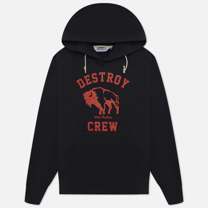

Мужская толстовка Uniform Bridge Destroy Buffalo Hoodie серый, Размер M, Destroy Buffalo Hoodie
