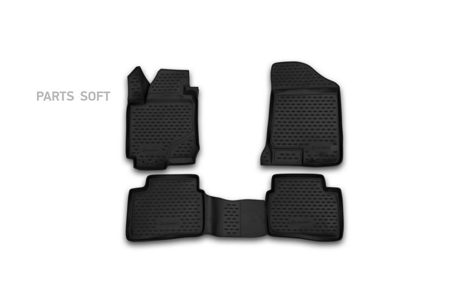 

Коврики резиновые Kia Ceed 06-12 полиуретан 4 шт. Novline