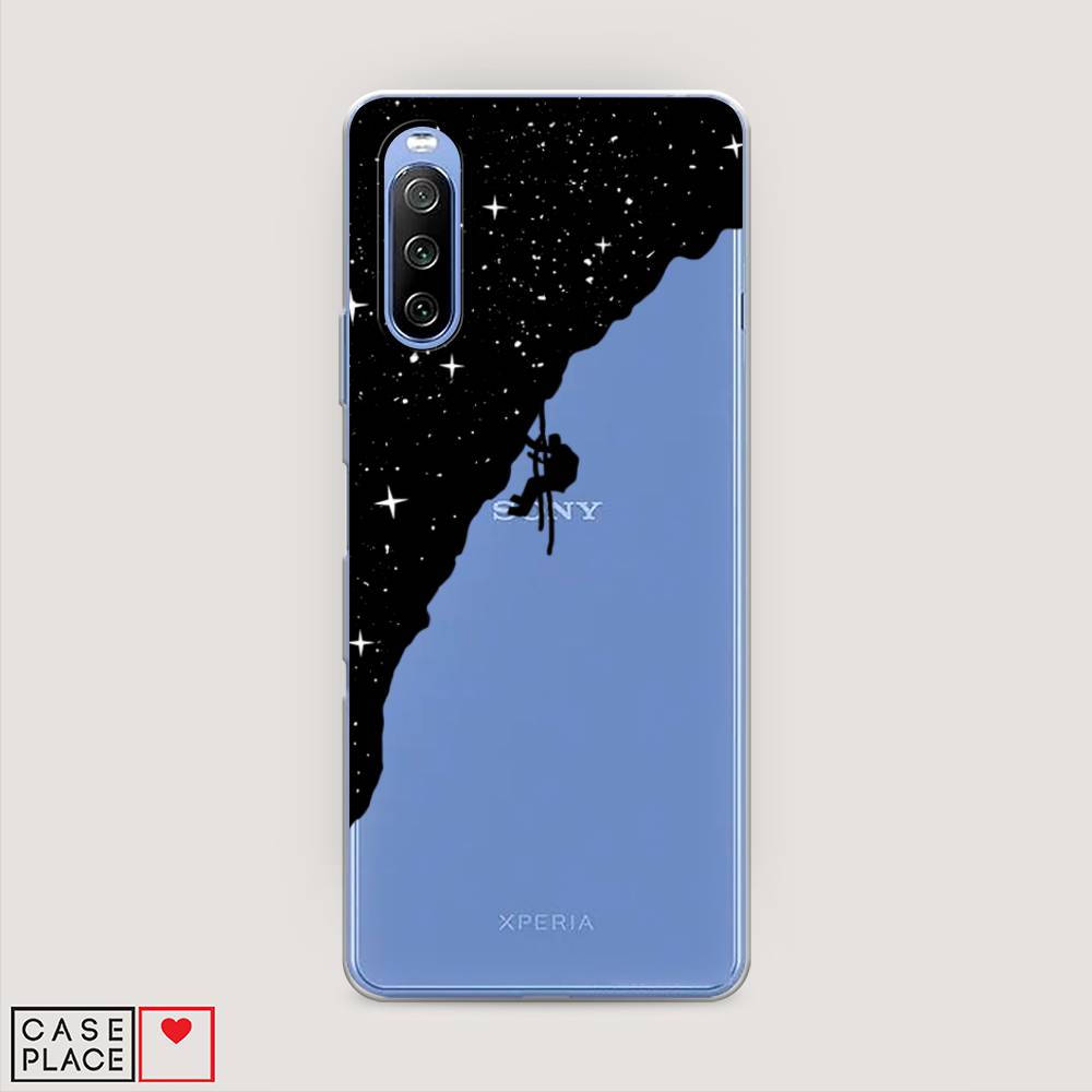 

Чехол Awog на Sony Xperia 10 III "Скалолаз в космосе", Разноцветный, 54950-4