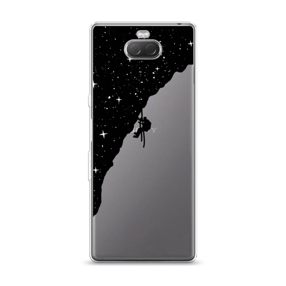 

Чехол Awog на Sony Xperia XA3/Xperia 10 "Скалолаз в космосе", Разноцветный, 53750-4