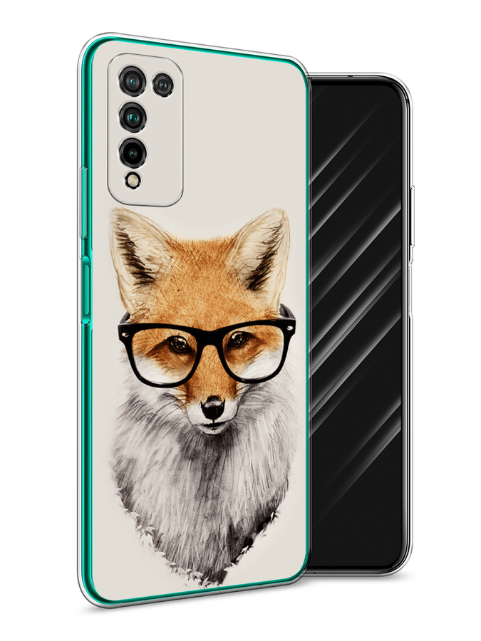 

Чехол Awog на Honor 10X Lite "Лиса в очках", Бежевый, 6104650-10