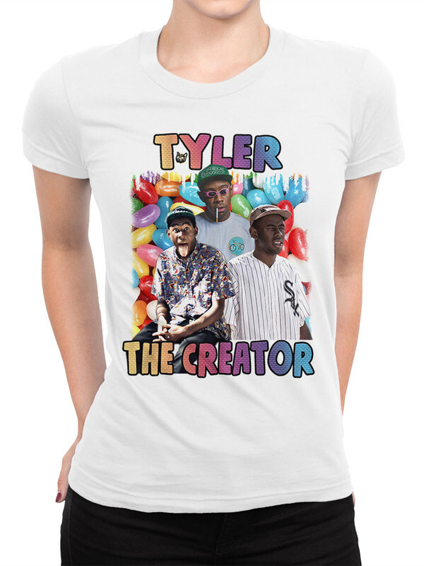 

Футболка женская Design Heroes Tyler Creator белая XS, Tyler Creator