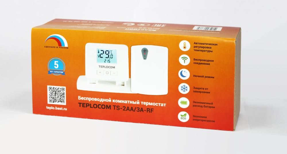 

Термостат TEPLOCOM TS-2AA/3A-RF белый, TS-2AA/3A-RF белый