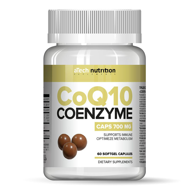 Купить Коэнзим Q10 aTech Nutrition Co-Q10 700 мг капсулы 60 шт.