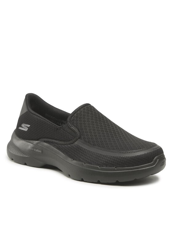 

Слипоны Go Walk 6 216200/BBK Skechers Черный 45 EU, Go Walk 6 216200/BBK