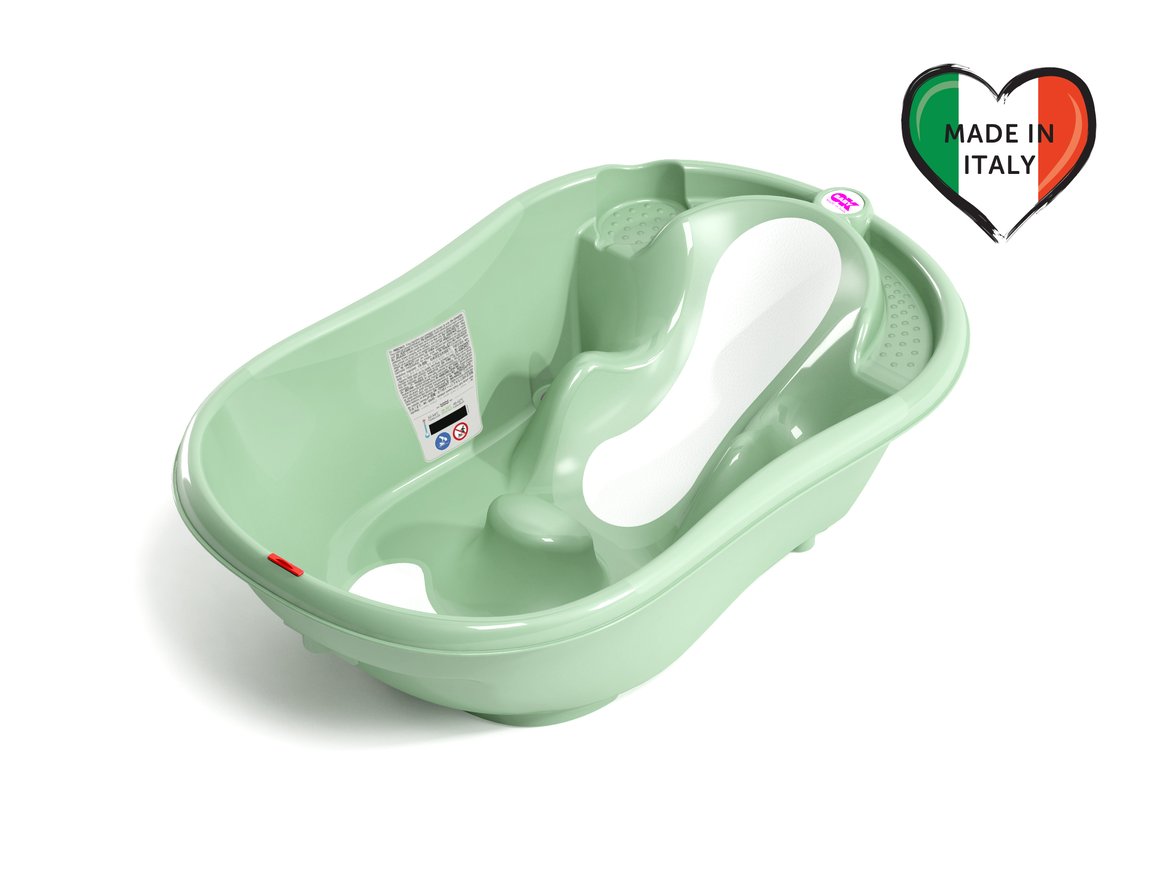 Ванночка для купания анатомическая Ok Baby Onda Evolution Зеленая