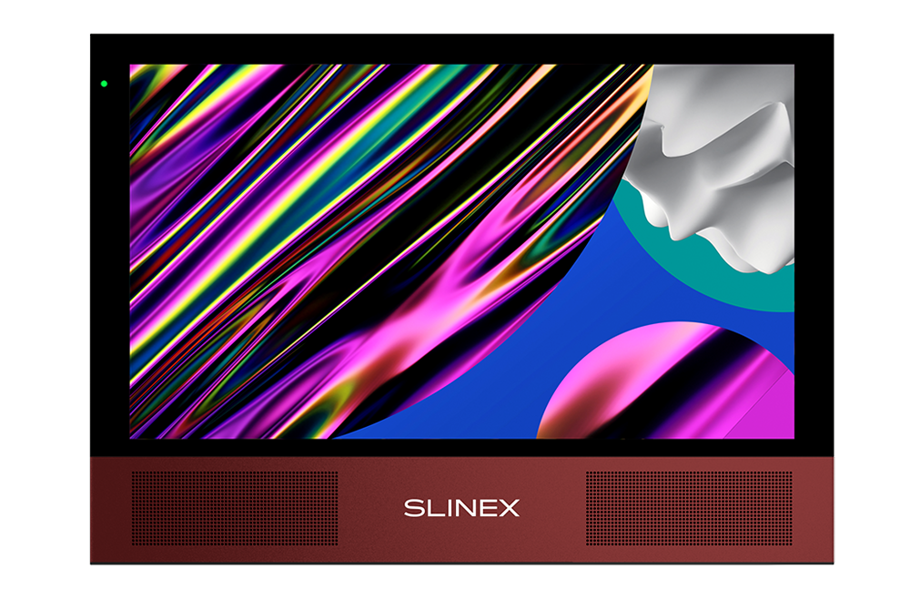 фото Видеодомофон slinex sonik 10(чёрный/марсала)