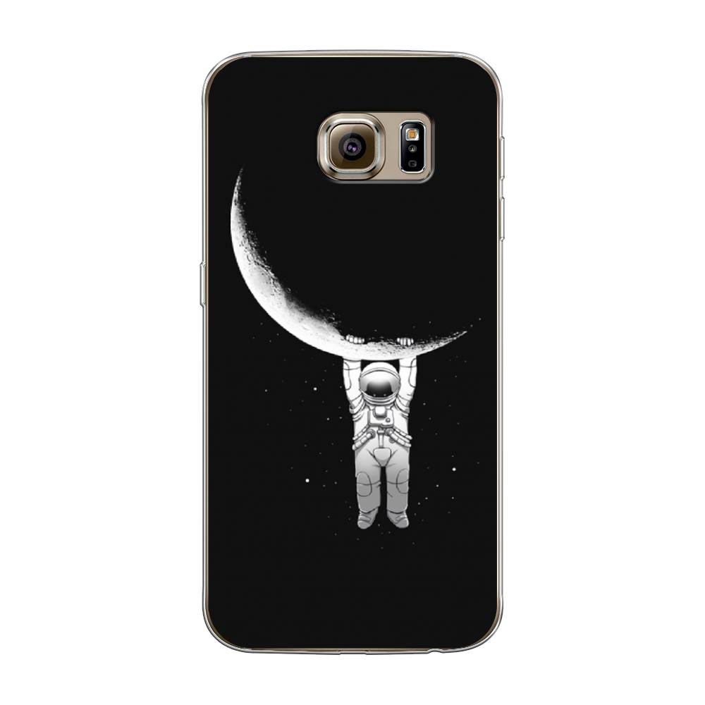 

Чехол Awog на Samsung Galaxy S6 "Космонавт", Белый;черный, 24350-4