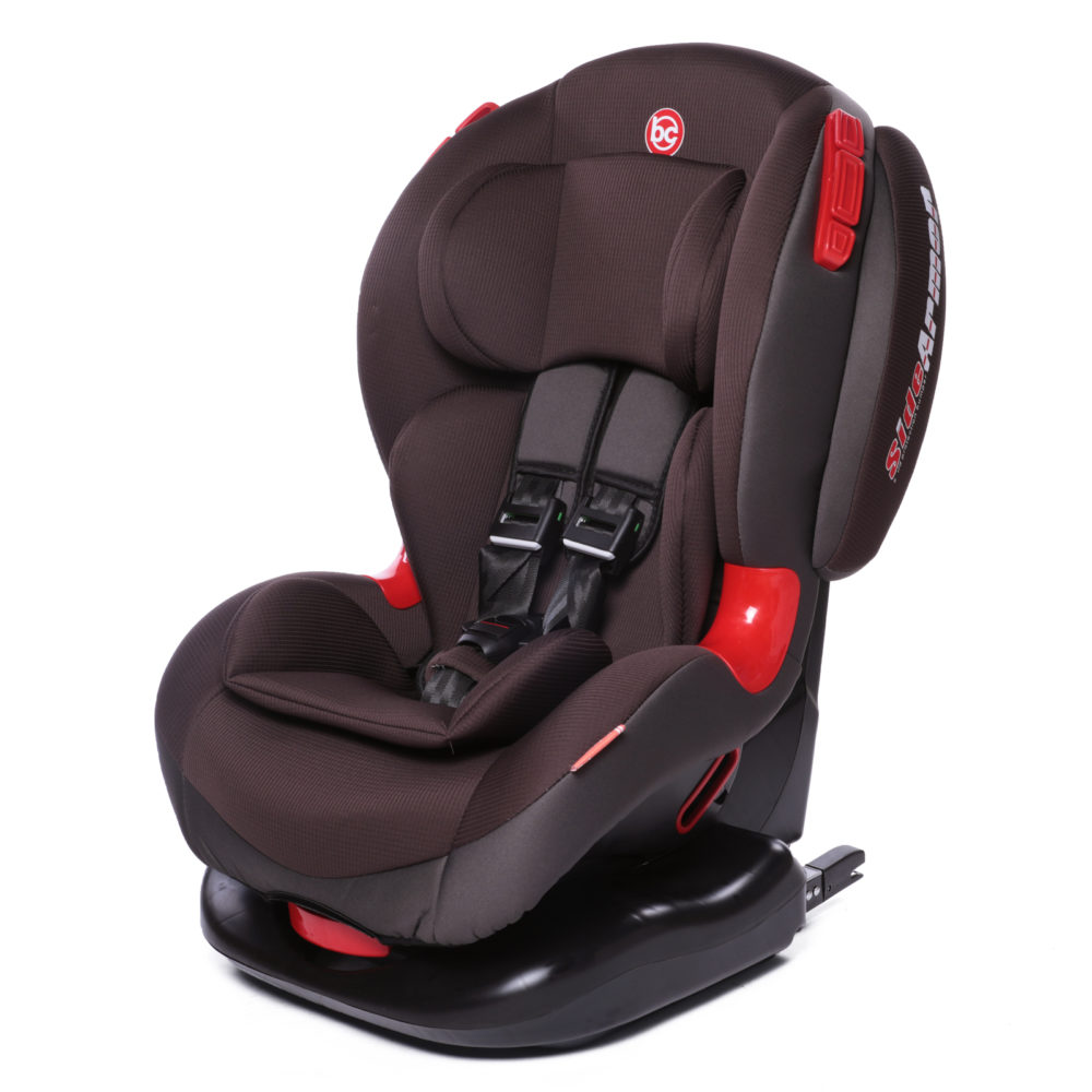 фото Автокресло baby care bc-120 isofix цв.коричневый гр.1/2