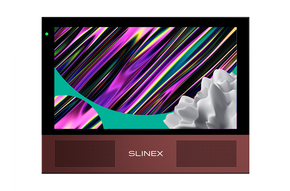 фото Видеодомофон slinex sonik 7(чёрный/марсала)