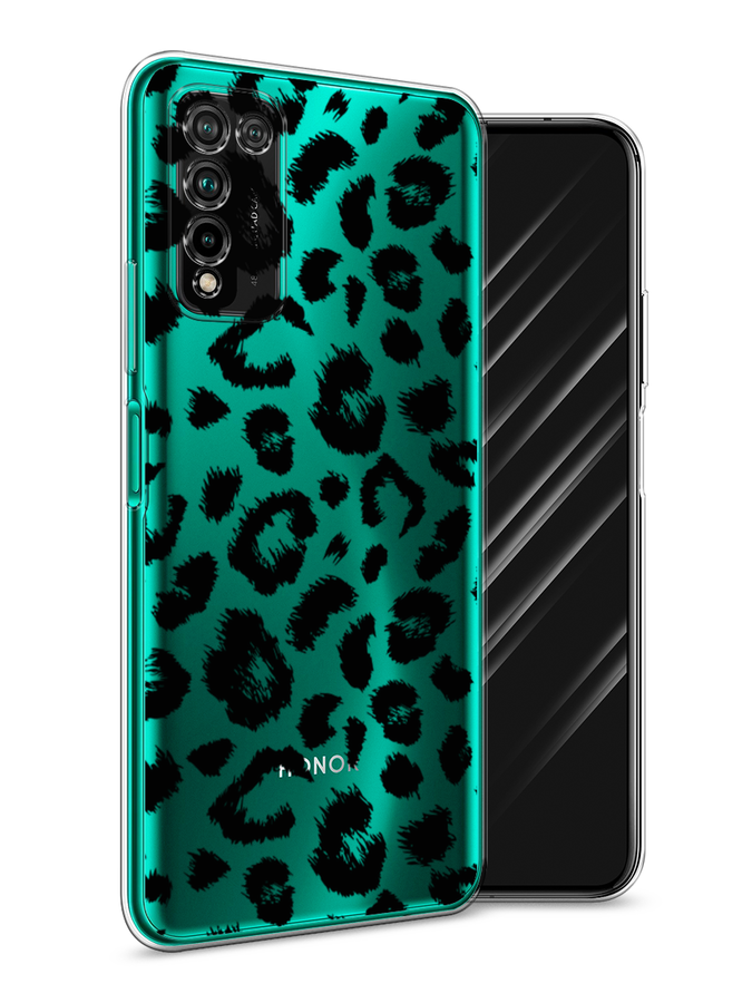 

Чехол Awog на Honor 10X Lite "Окрас леопарда фон", Черный, 6104650-2