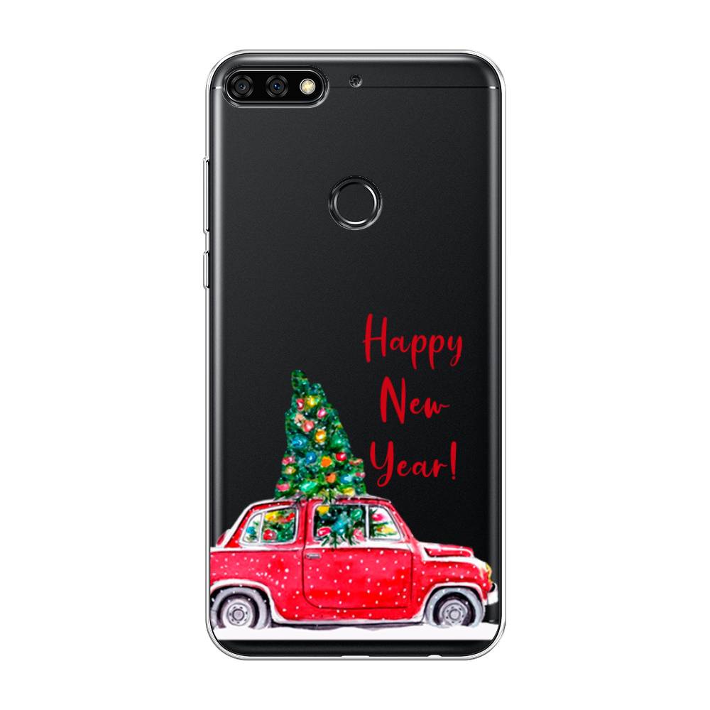 

Чехол на Huawei Nova 2 Lite/Y7 Prime 2018/Honor 7C Pro "Happy New Year", Красный;зеленый, 64650-5