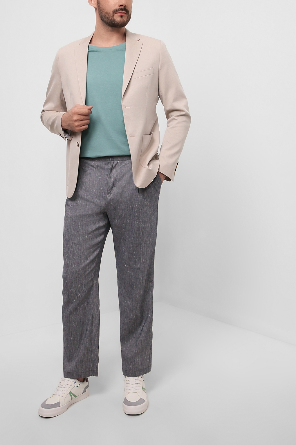 

Брюки мужские D.Molina DM22032190-205 синие 2XL, DM22032190-205