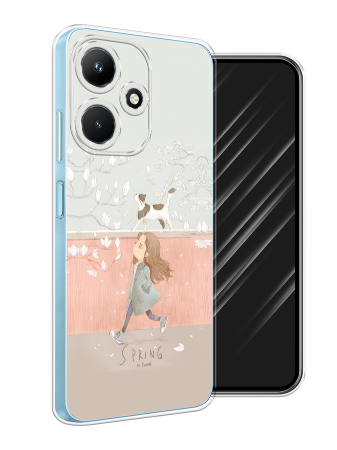 

Чехол Awog на Infinix Hot 30i "Девочка-весна", 3104150-7