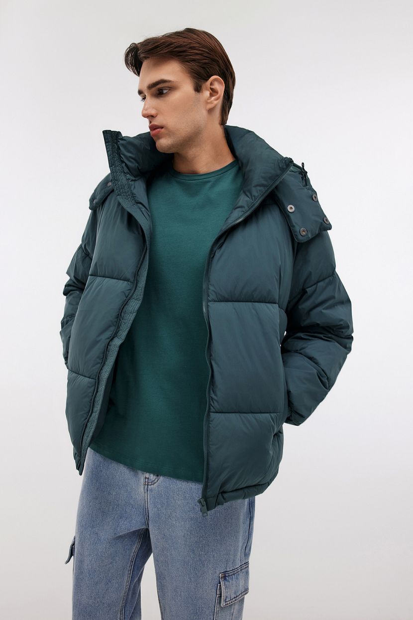 

Зимняя куртка мужская Baon B5424506 зеленая 3XL, Зеленый, B5424506