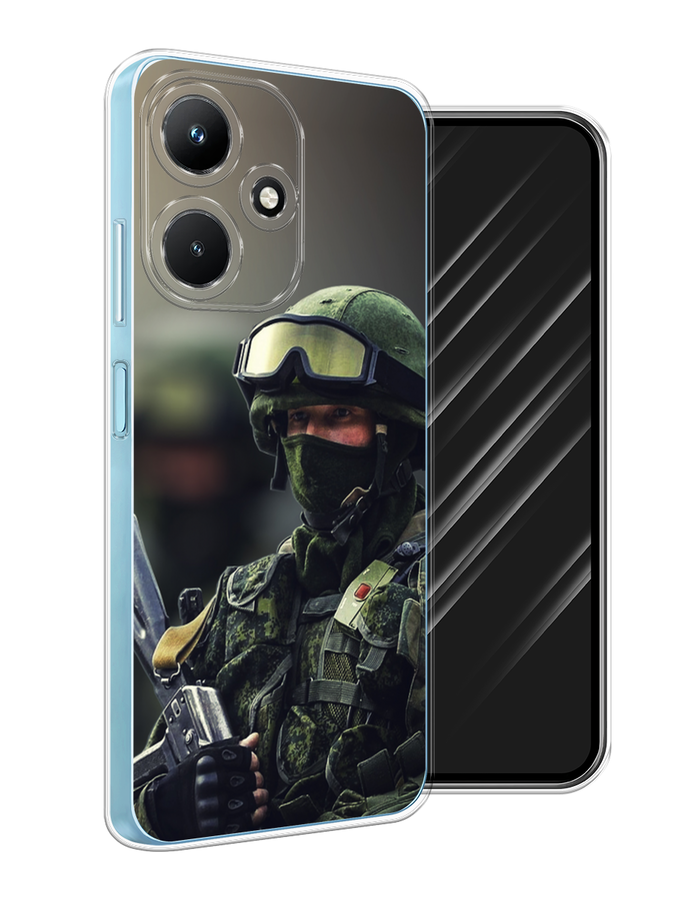 

Чехол Awog на Infinix Hot 30i "Солдат", Зеленый;серый, 3104150-5