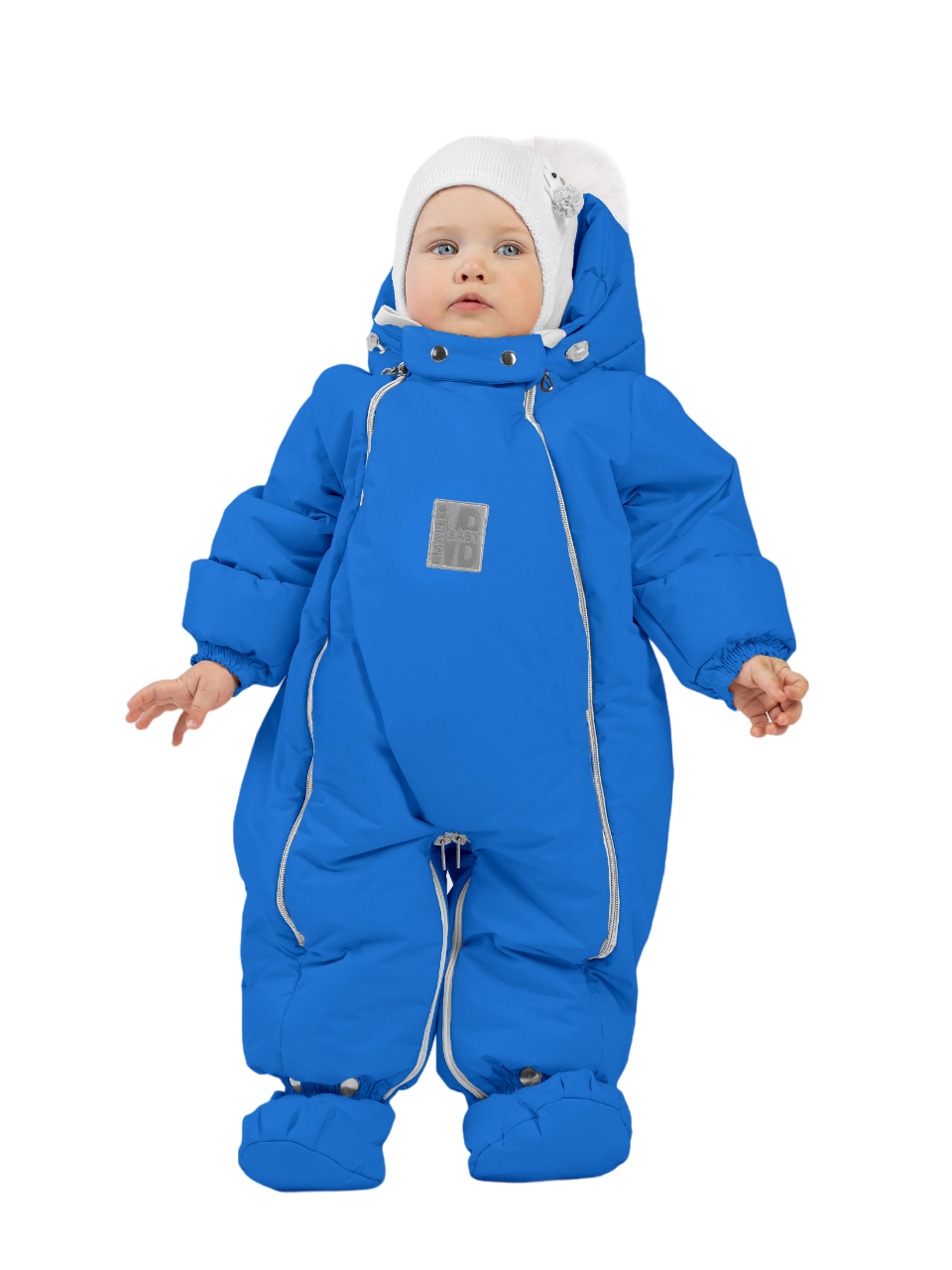 

Комбинезон-конверт детский Malek-Baby 163шм1, Небесно-голубой, 80, 163шм/1