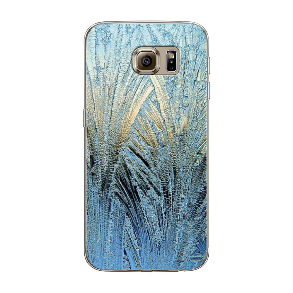 

Чехол Awog на Samsung Galaxy S6 "Лёд", Голубой, 24350-4