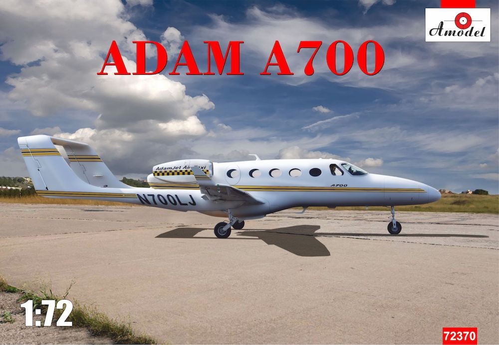 

Сборная модель Amodel 1/72 Самолёт Adam A700 72370