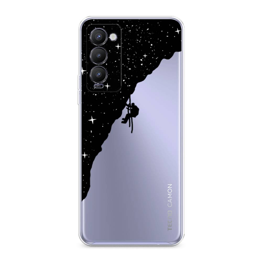 

Чехол Awog на Tecno Camon 18/18T "Скалолаз в космосе", Разноцветный, 300950-4