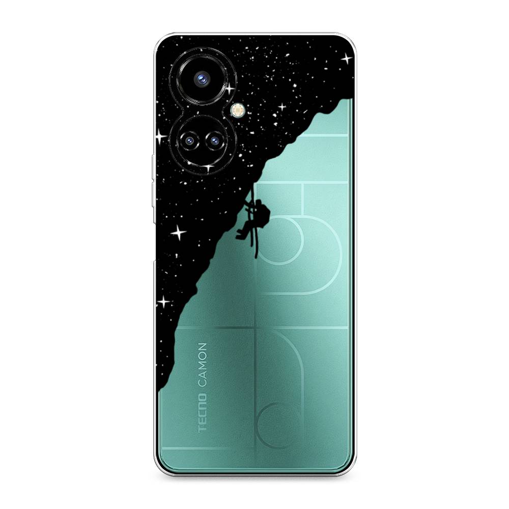 

Чехол Awog на Tecno Camon 19/19 Pro 4G "Скалолаз в космосе", Разноцветный, 301650-4