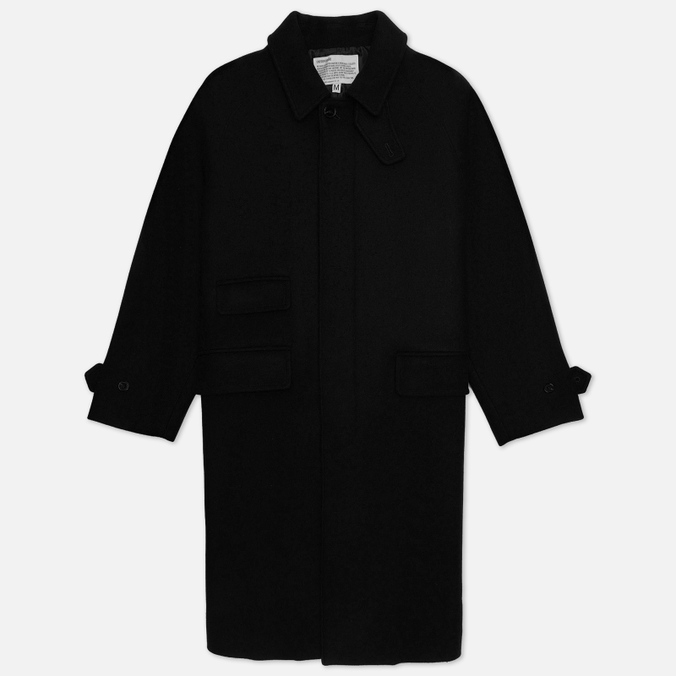 

Мужское пальто Uniform Bridge 22FW Wool Balmacaan чёрный, Размер L, Черный, 22FW Wool Balmacaan