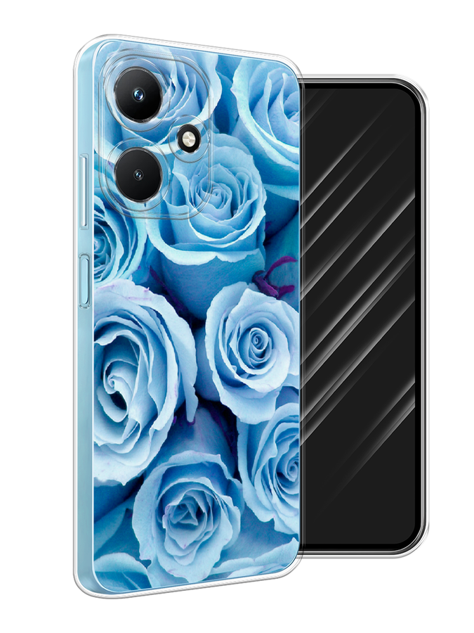 

Чехол Awog на Infinix Hot 30i "Лазурные розы", 3104150-8