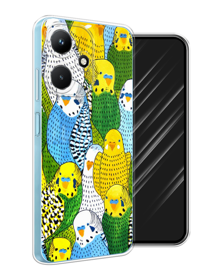 

Чехол Awog на Infinix Hot 30i "Попугаи", 3104150-1