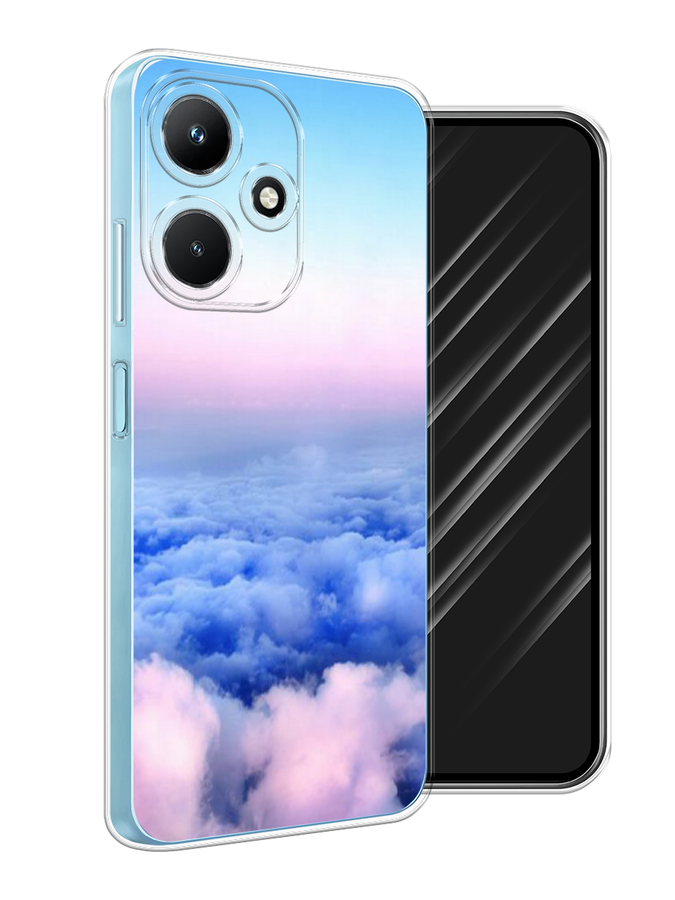 

Чехол Awog на Infinix Hot 30i "Облака", Голубой;розовый;бирюзовый, 3104150-4