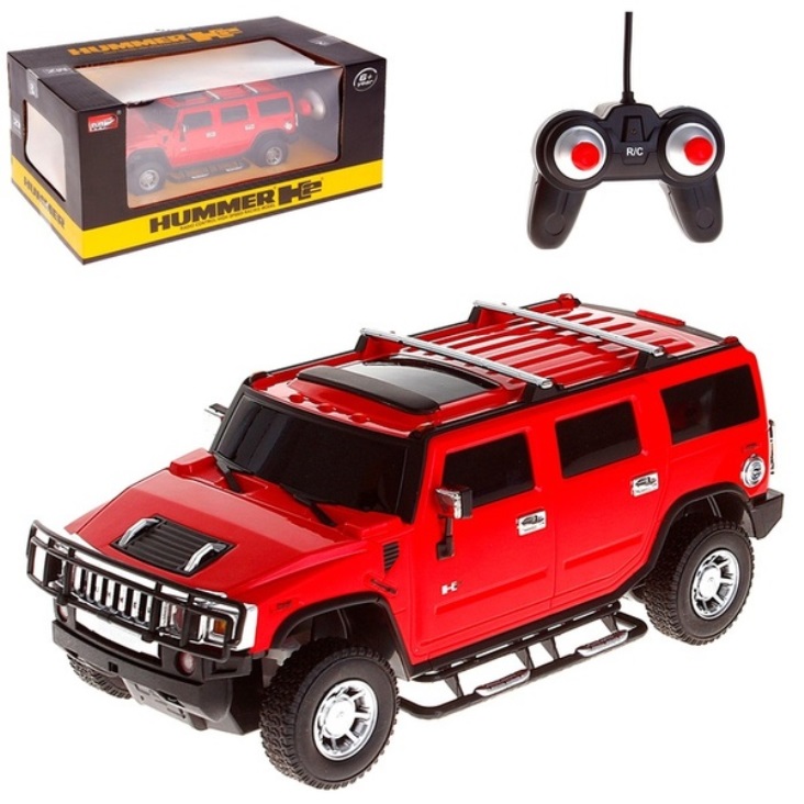 Радиоуправляемая машинка Нескучные Игры 1:24 Hummer H2 (23 х11 х14) 27020