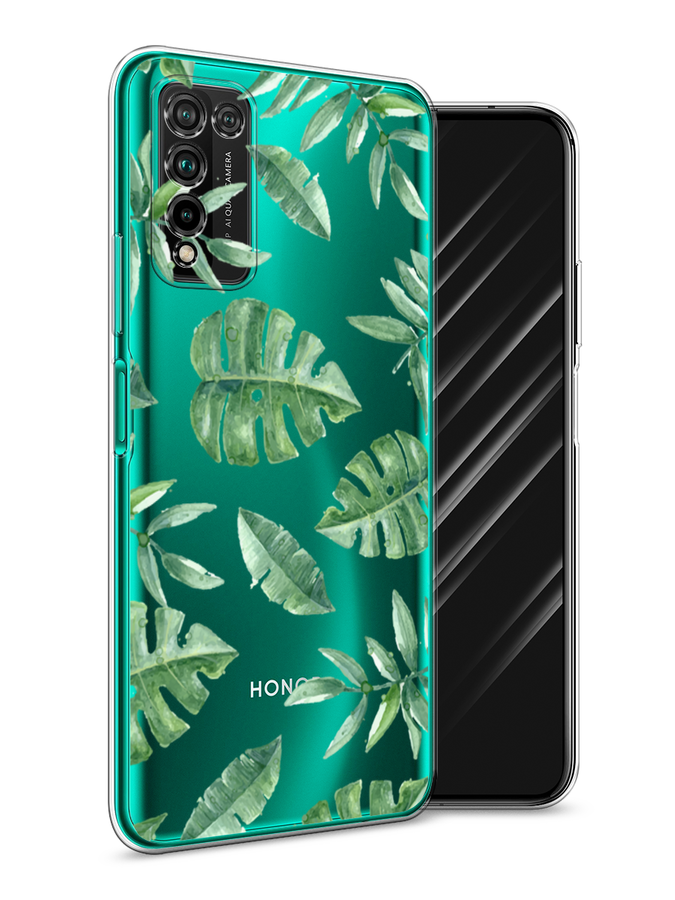 

Чехол Awog на Honor 10X Lite "Нарисованные пальмовые листья", Зеленый, 6104650-4