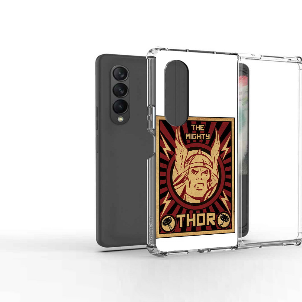 

Чехол MyPads Tocco для Samsung Galaxy Z Fold2 тор лицо, Прозрачный, Tocco