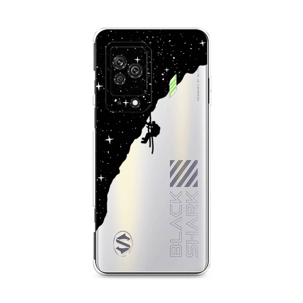 Чехол Awog на Xiaomi Black Shark 5 Скалолаз в космосе
