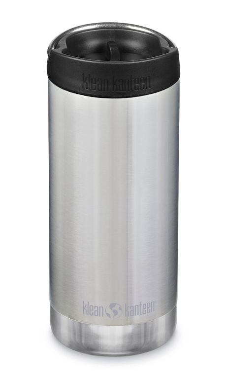 Термокружка Klean Kanteen TKWide Cafe Cap 12oz (355 мл) Brushed Stainless