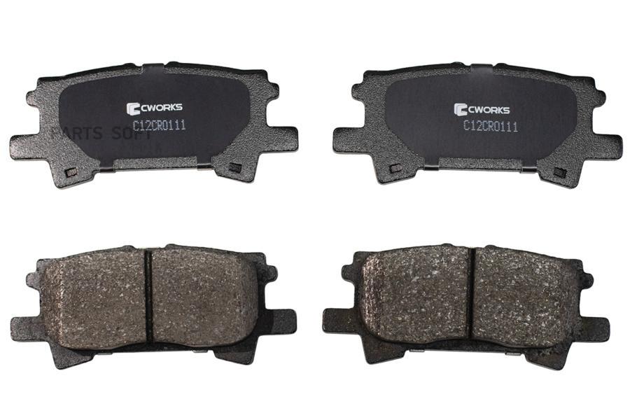 

Тормозные колодки CWORKS задние Low Metallic c12cr0111