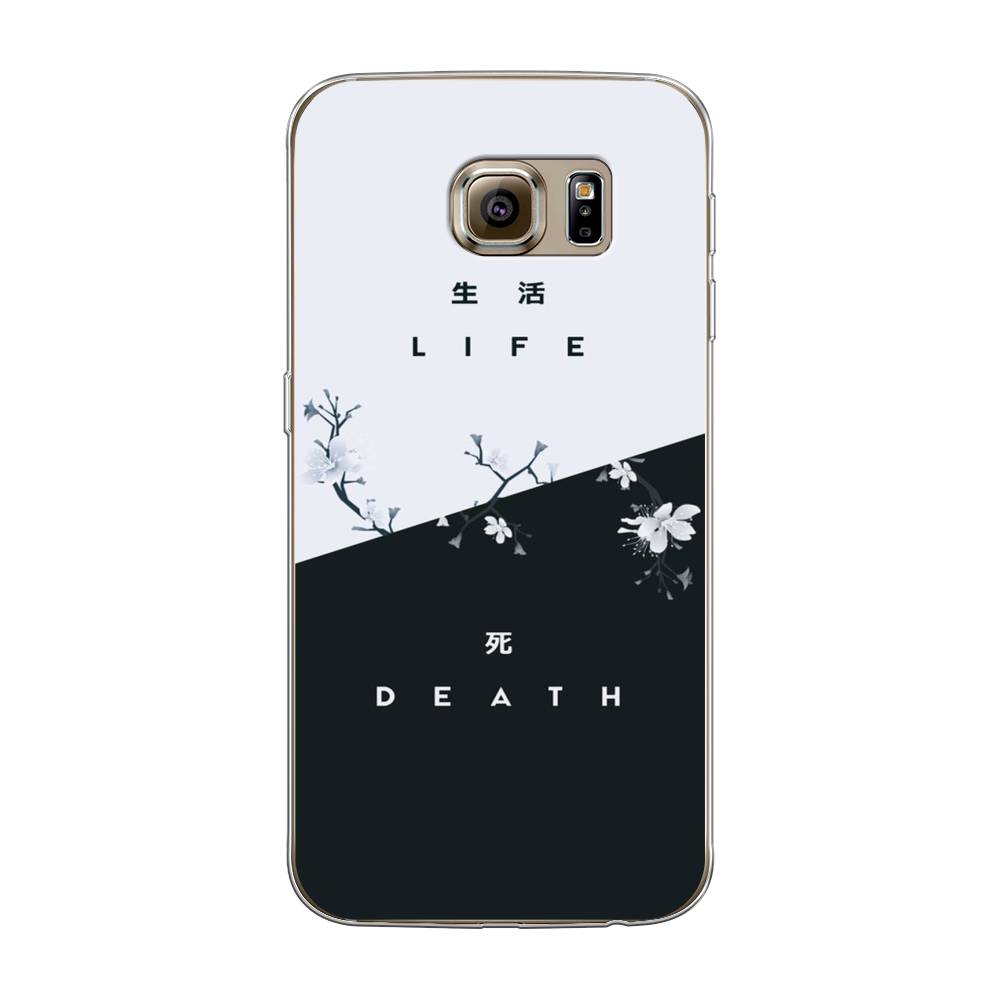 

Чехол Awog на Samsung Galaxy S6 "Life and death", Черный;серый, 24350-7