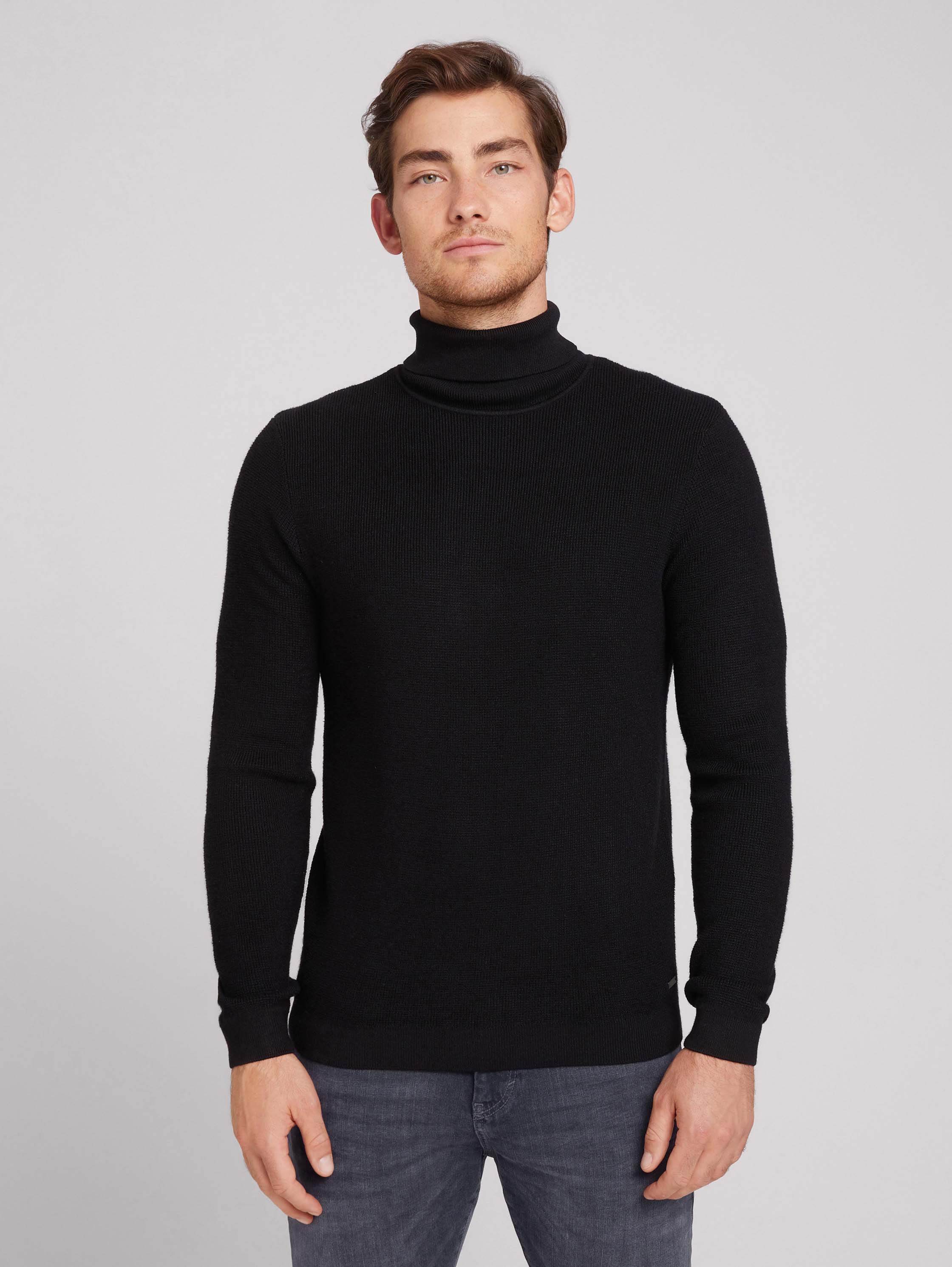

Водолазка мужская TOM TAILOR 1028726 черная XXXL, 1028726