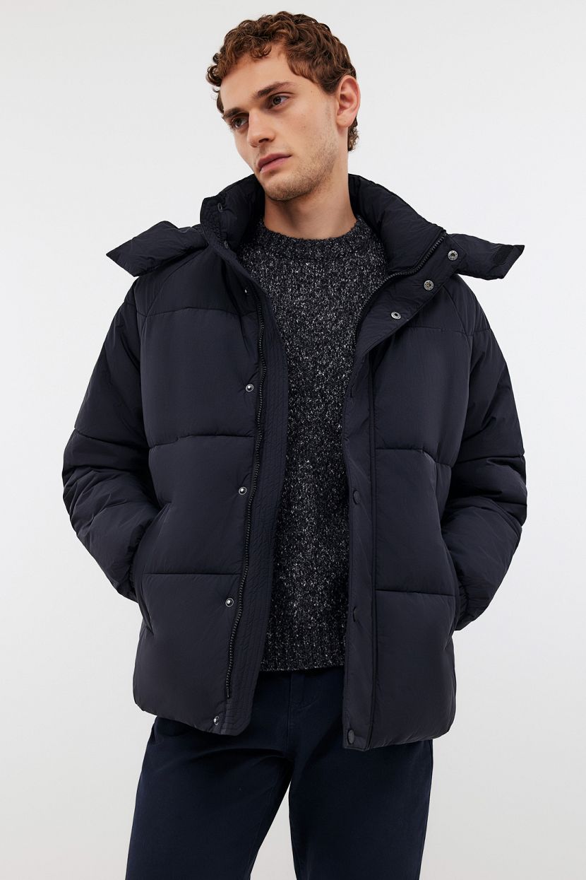

Зимняя куртка мужская Baon B5424504 черная 2XL, Черный, B5424504