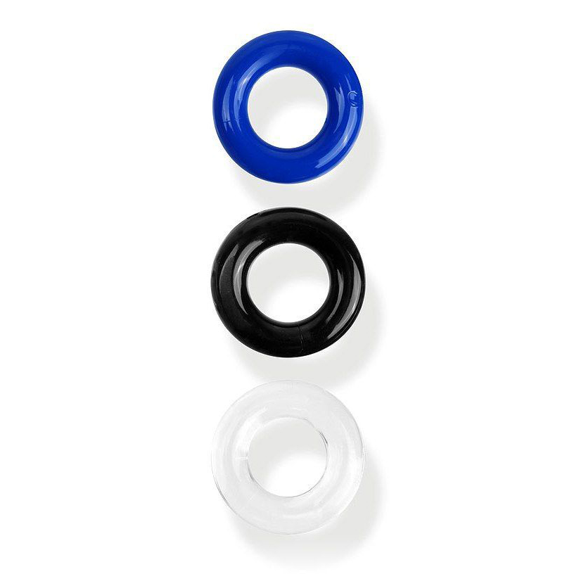 Набор эрекционных колец Erowoman-Eroman разноцветный 3 шт.