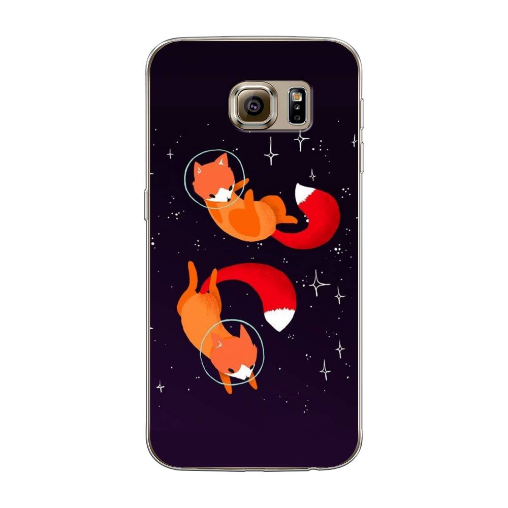 

Чехол Awog на Samsung Galaxy S6 "Лисы космонавты", Оранжевый, 24350-4