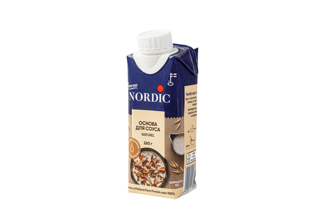 

Соус овсяный Nordic Веган сливки 260 г