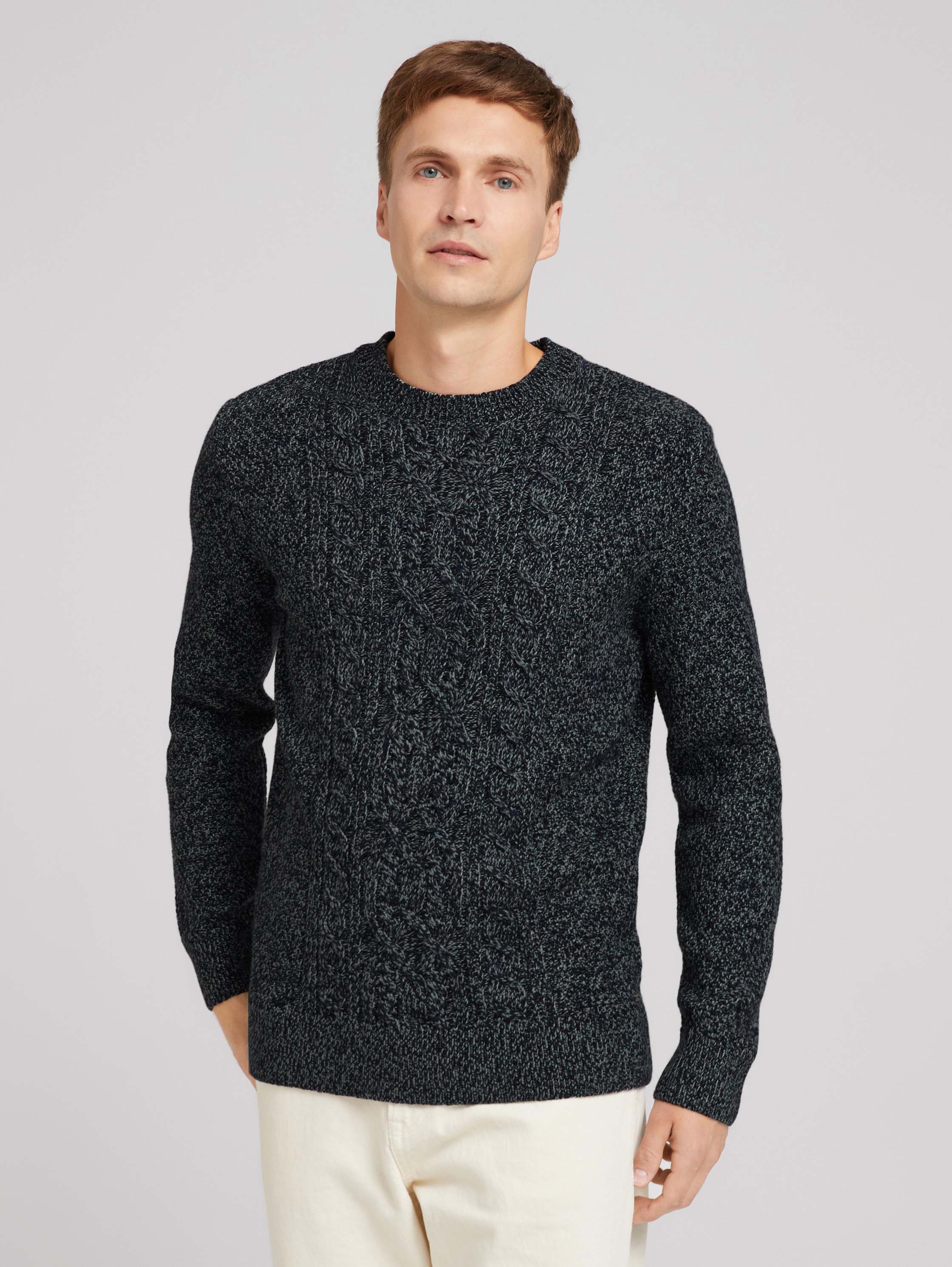 

Джемпер мужской 1024164 TOM TAILOR черный L, 1024164