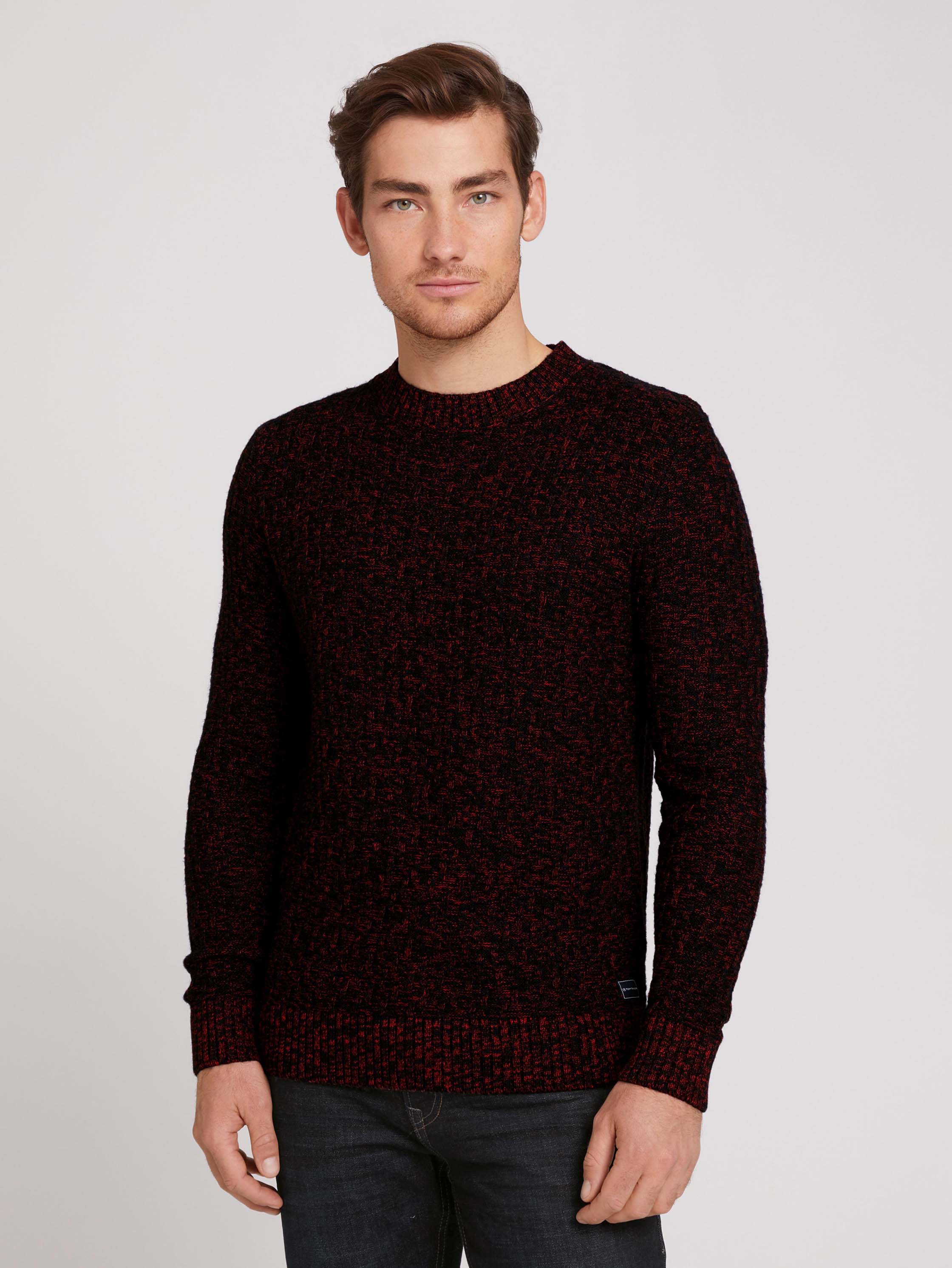

Джемпер мужской 1028457 TOM TAILOR бордовый XL, 1028457