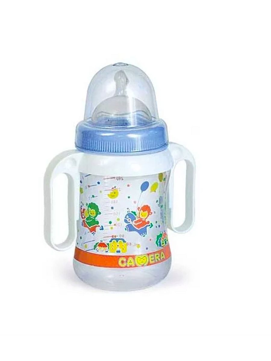 Детская бутылочка Camera широкое горло ручки, 300 мл