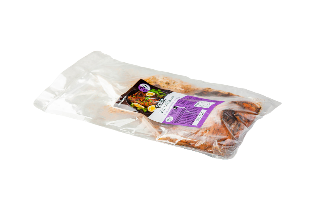 

Камбала ВкусВилл с лимоном и кинзой замороженная +-620 г