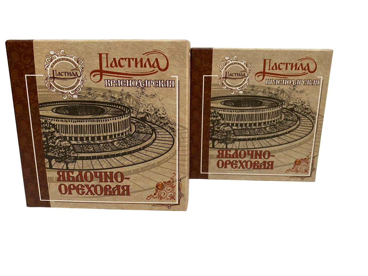 

Пастила Краснодарская Кубанское подворье яблочно-ореховая, 2 упаковки по 100 грамм