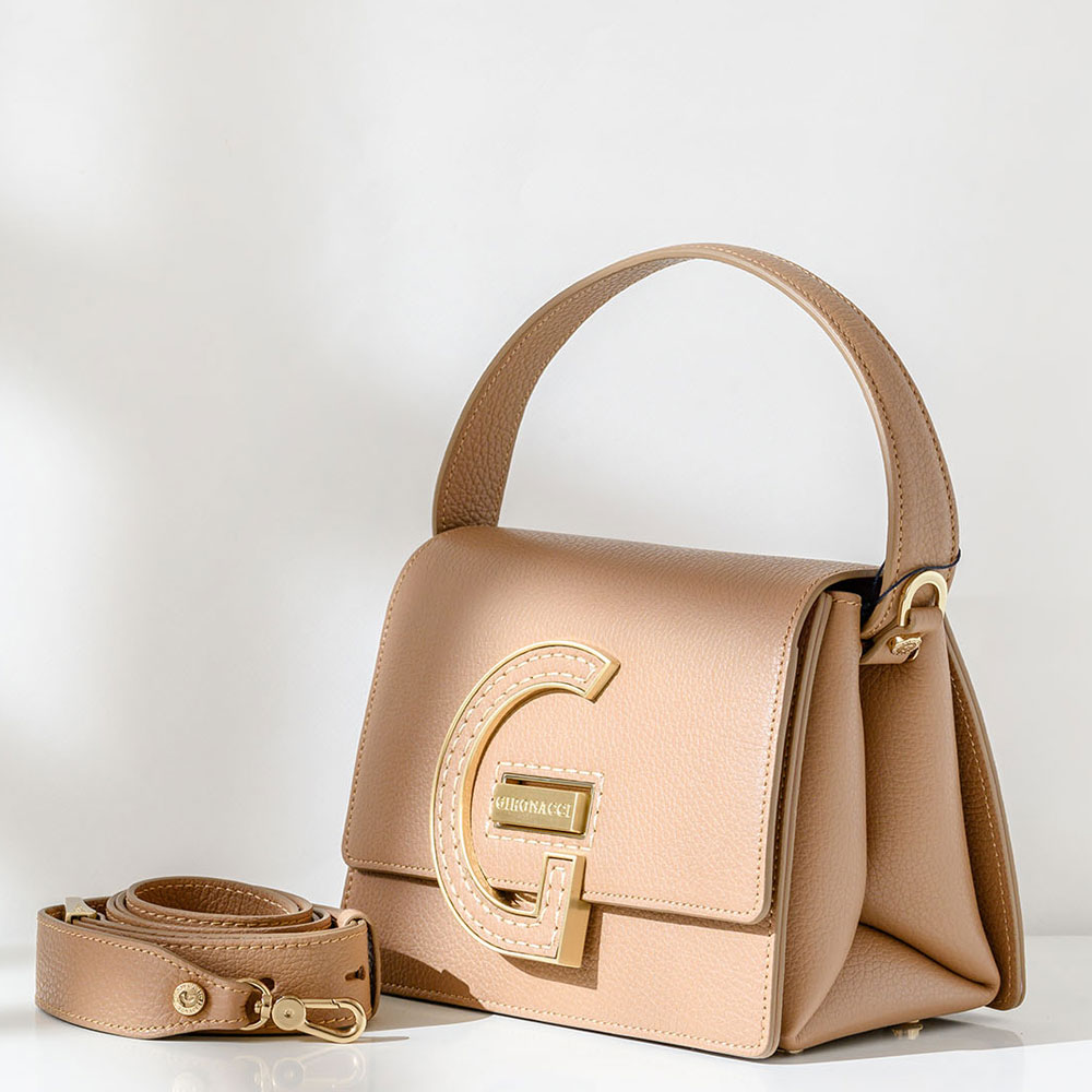 

Сумка женская Gironacci 2180 gir vitello/calf бежевый, 2180 gir vitello/calf