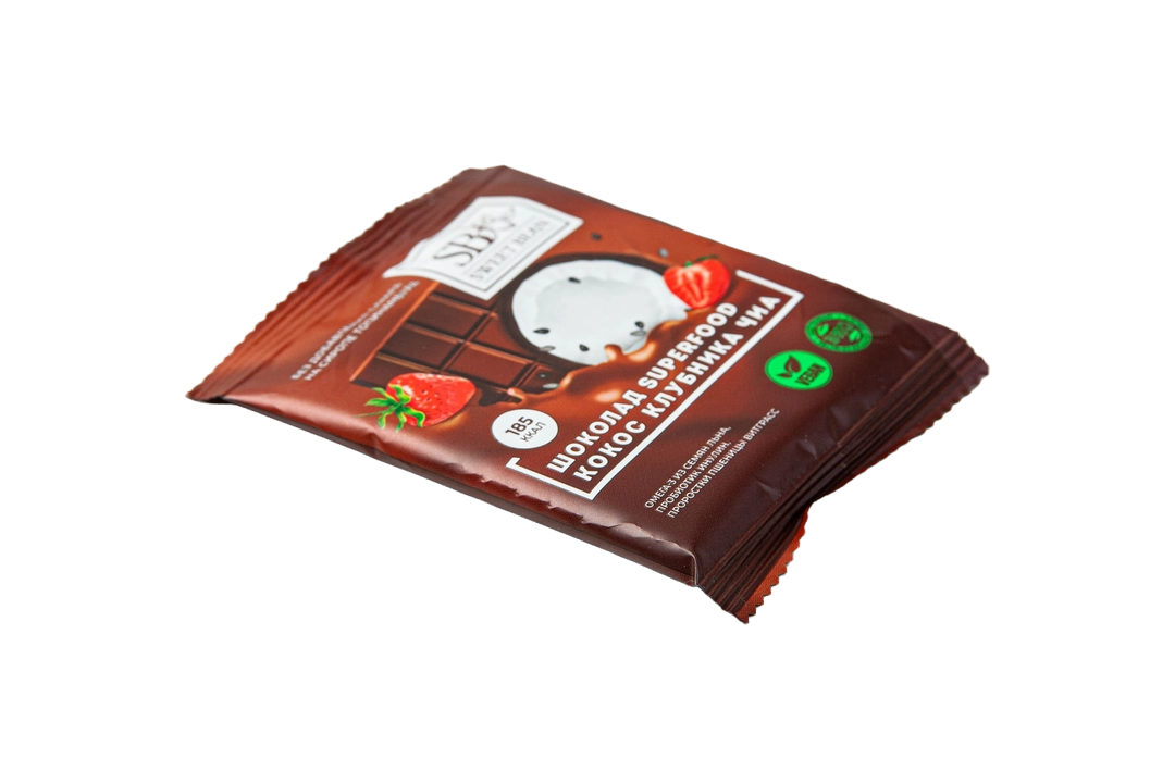 

Шоколад Sweet Bean темный кокос-клубника-чиа 35 г
