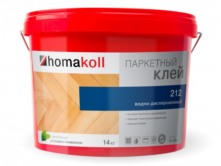 

Клей Homakoll 212 14кг, Белый